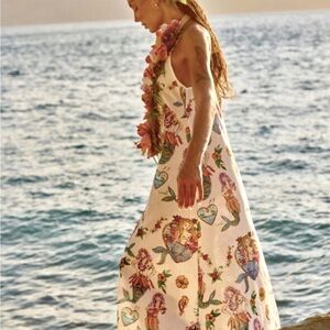 Sabbi Mermaid Linen Dress. “You are so Beautiful”. Size Small.New with tags. NWT